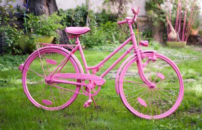 rosa Fahrrad   